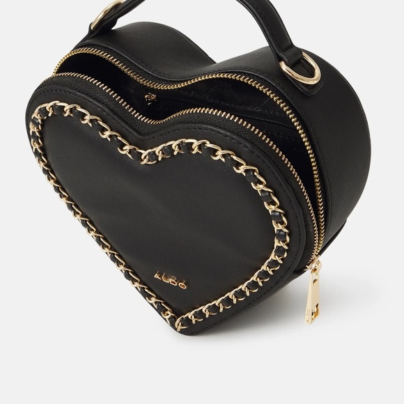 ALDO Black Heart-Shaped Women's Bag - Picture 7 of 7
